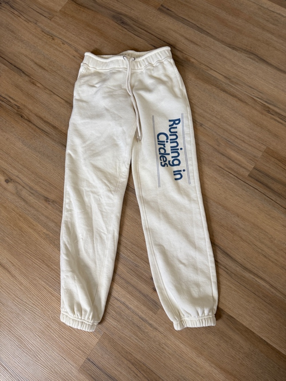 Running in Circles Cream Sweatpants